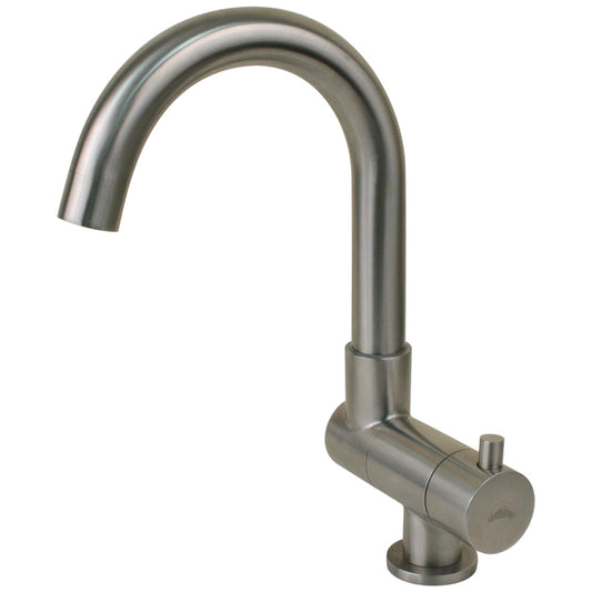 Scandvik Nordic Folding Stainless Steel J-Spout Tap [74125]