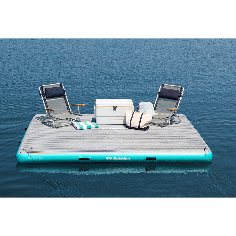 Solstice Watersports 10 x 8 Luxe Dock w/Traction Pad  Ladder [38810]