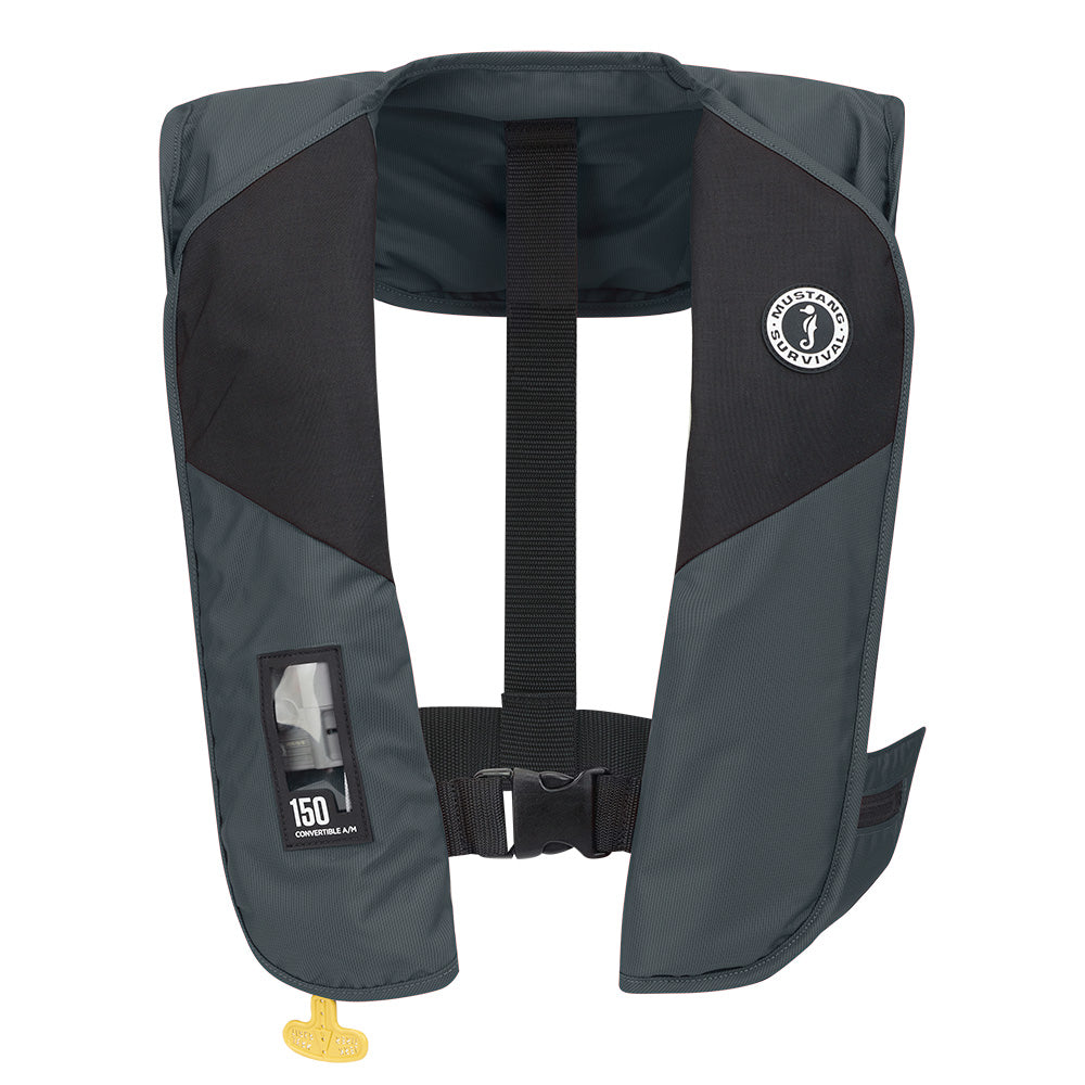 Mustang MIT 150 Convertible Inflatable PFD - Admiral Grey [MD2020-191-0-202]