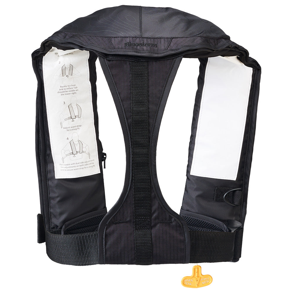 Bluestorm Stratus 35 Auto Type II Inflatable PFD - Apex Black [T1H-19-BLK]