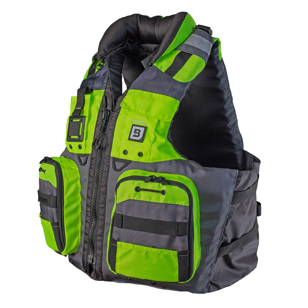 Bluestorm Classic Adult Fishing Life Jacket - Hi-Vis - S/M [BS-70B-HVS-S/M]