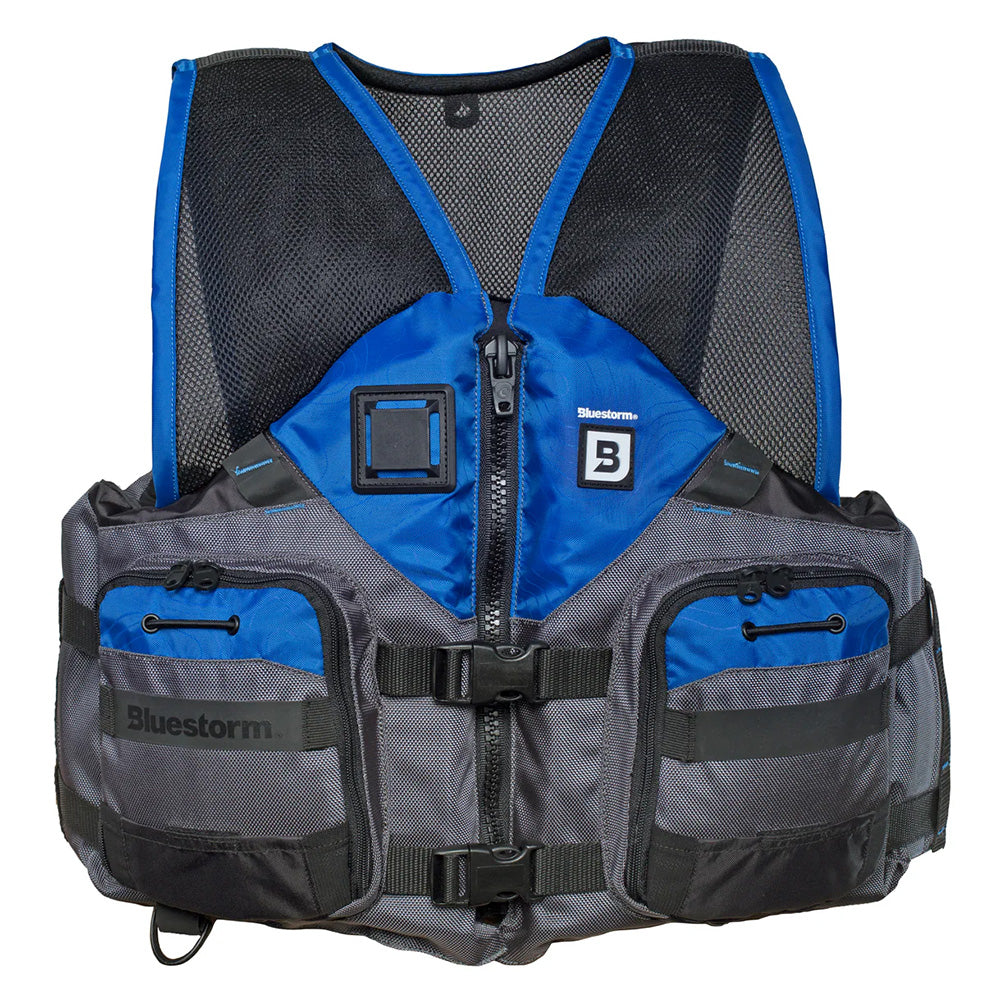 Bluestorm Sportsman Adult Mesh Fishing Life Jacket - Deep Blue - L/XL [BS-105-BLU-L/XL]