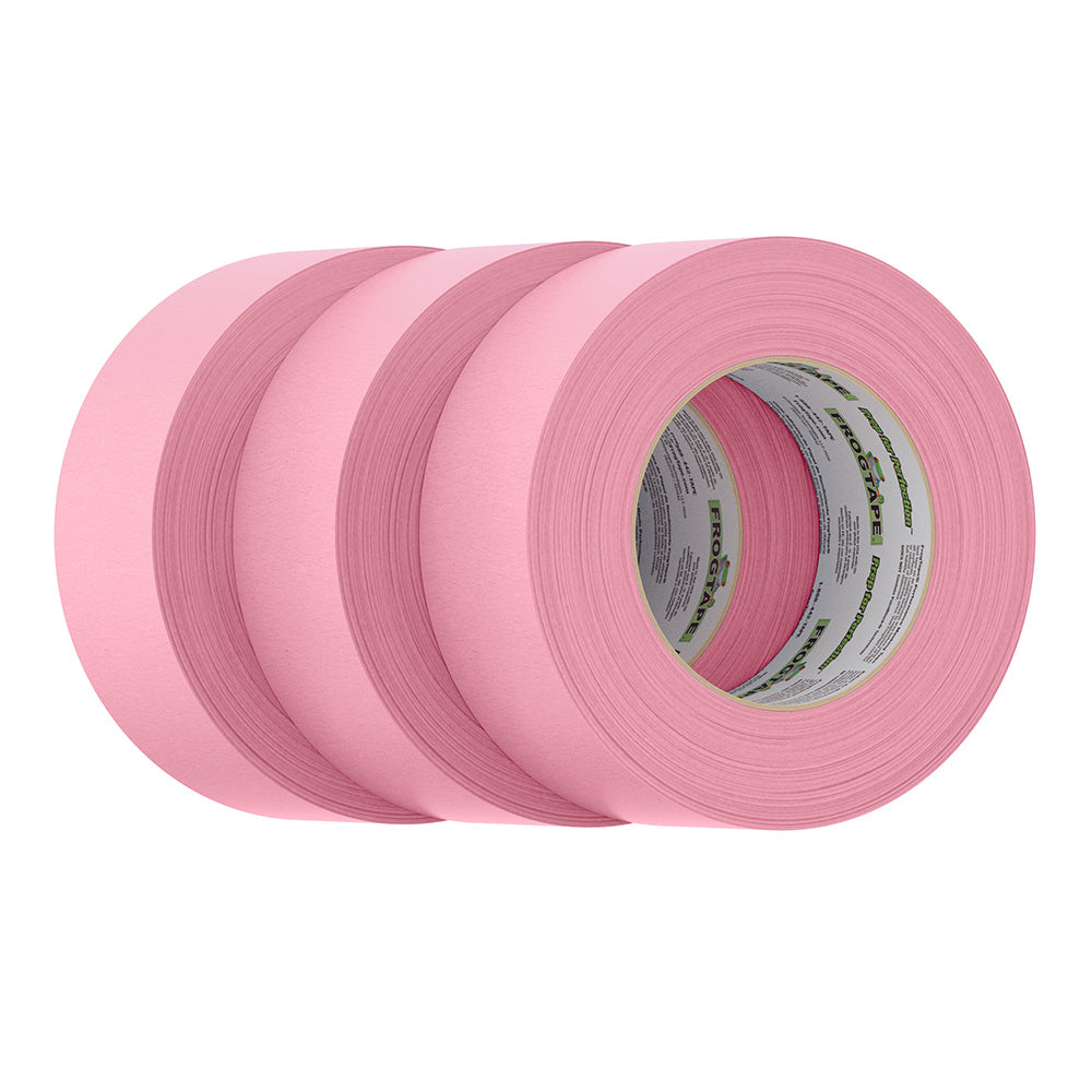 FrogTape CP 325 Medium-High Adhesion Masking Tape - 48MM x 55M x 3-Pack - Pink - Rated for 325F [105335]