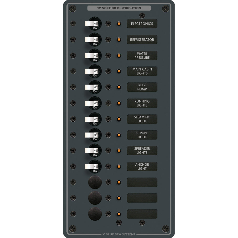 Blue Sea 8376 Panel DC 13 Position Vertical [8376]