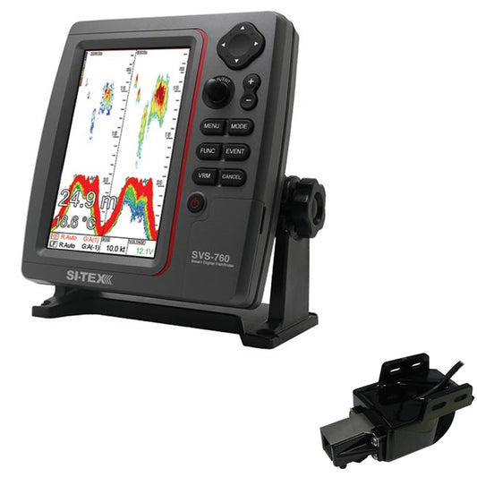 SI-TEX SVS-760 Dual Frequency Sounder 600W Kit w/Transom Mount Triducer [SVS-760TM]