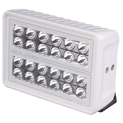 Lumitec Maxillume h120 - Trunnion Mount Flood Light - White Housing - White Dimming [101346]