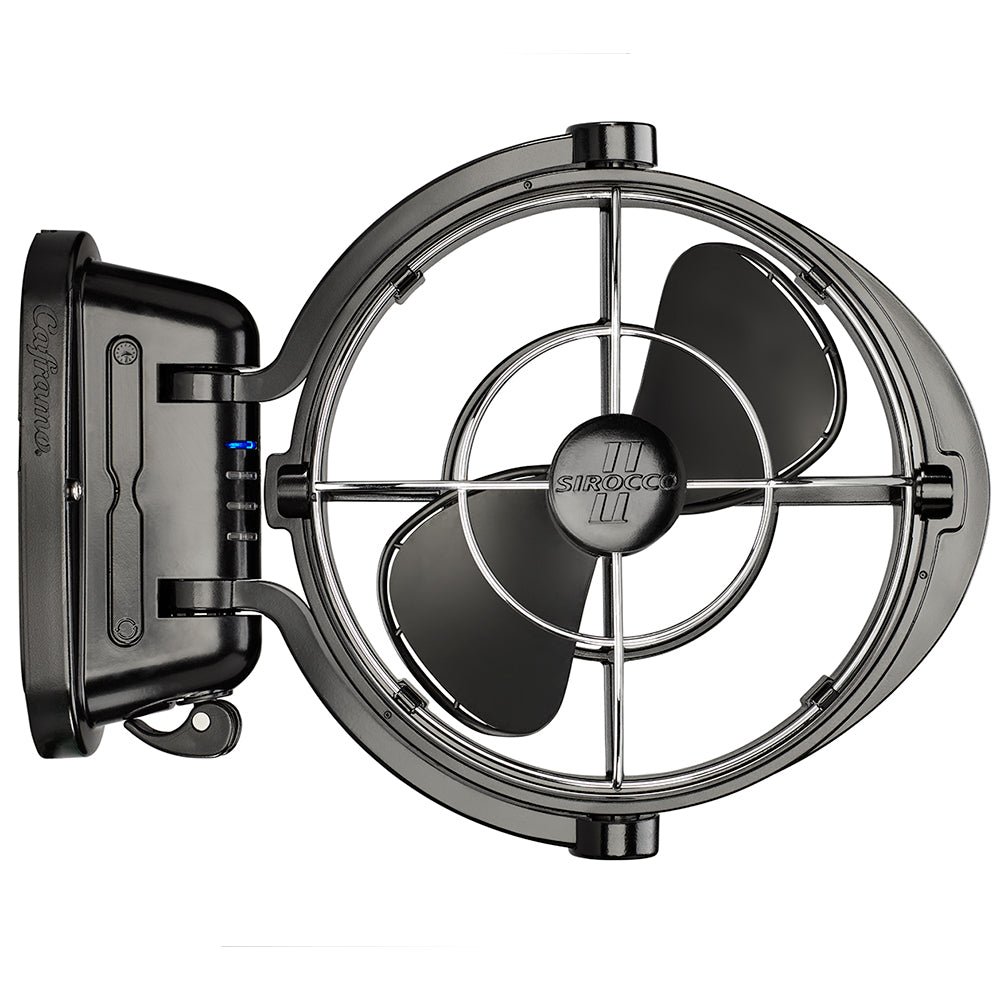 SEEKR by Caframo Sirocco II 3-Speed 7" Gimbal Fan - Black - 12-24V [7010CABBX]