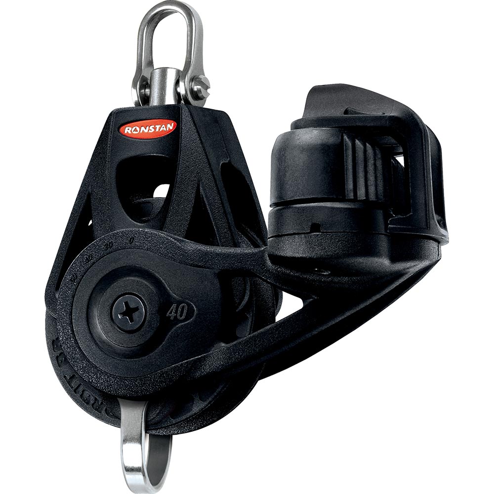 Ronstan Series 40 Ball Bearing Orbit Block - Single - Becket - Cleat - Swivel Head [RF45130]