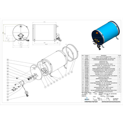 Albin Group Marine Premium Water Heater 12G - 120V [08-01-026]