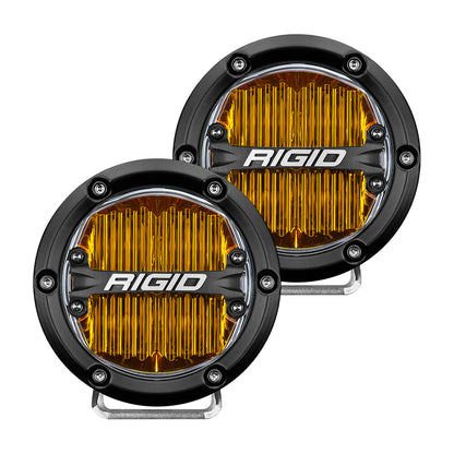 RIGID Industries 360-Series 4" SAE Fog Light - Yellow Light - Black Housing [36111]