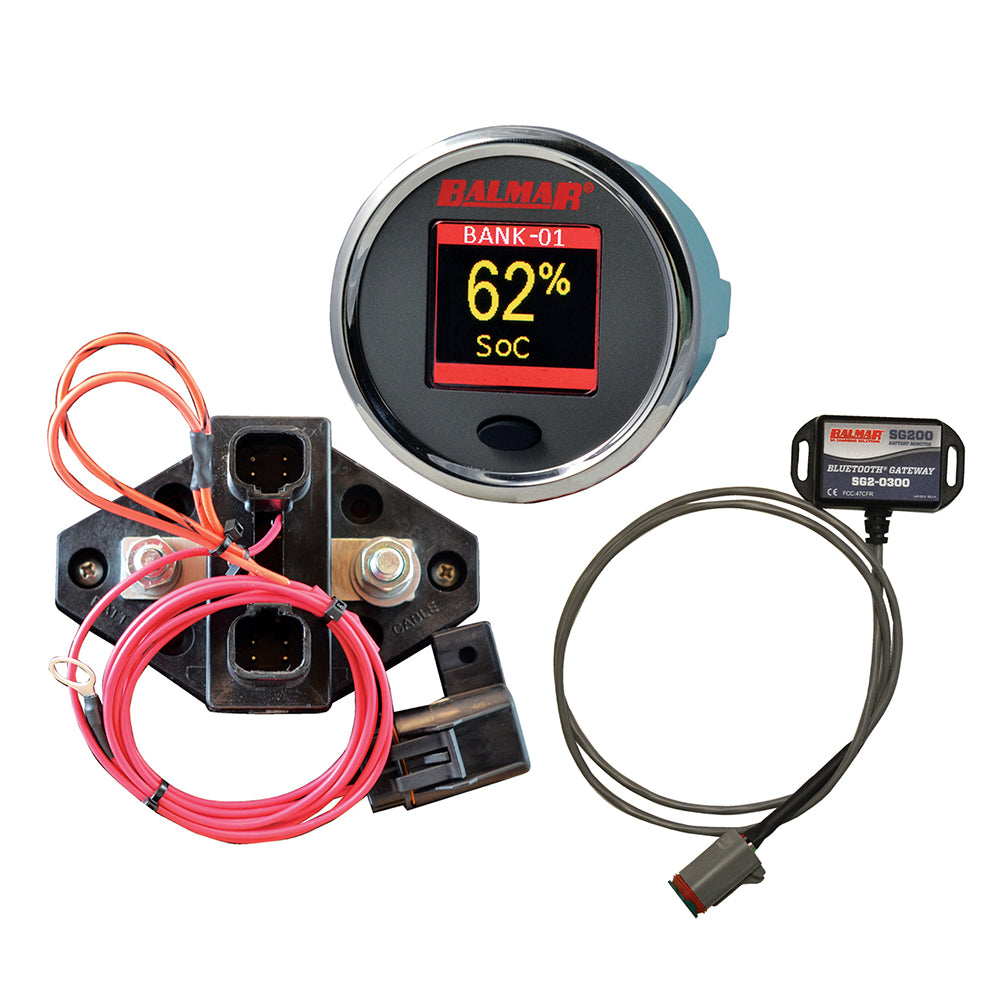 Balmar SG210 Battery Monitor Kit w/Display Shunt Gateway [SG210]