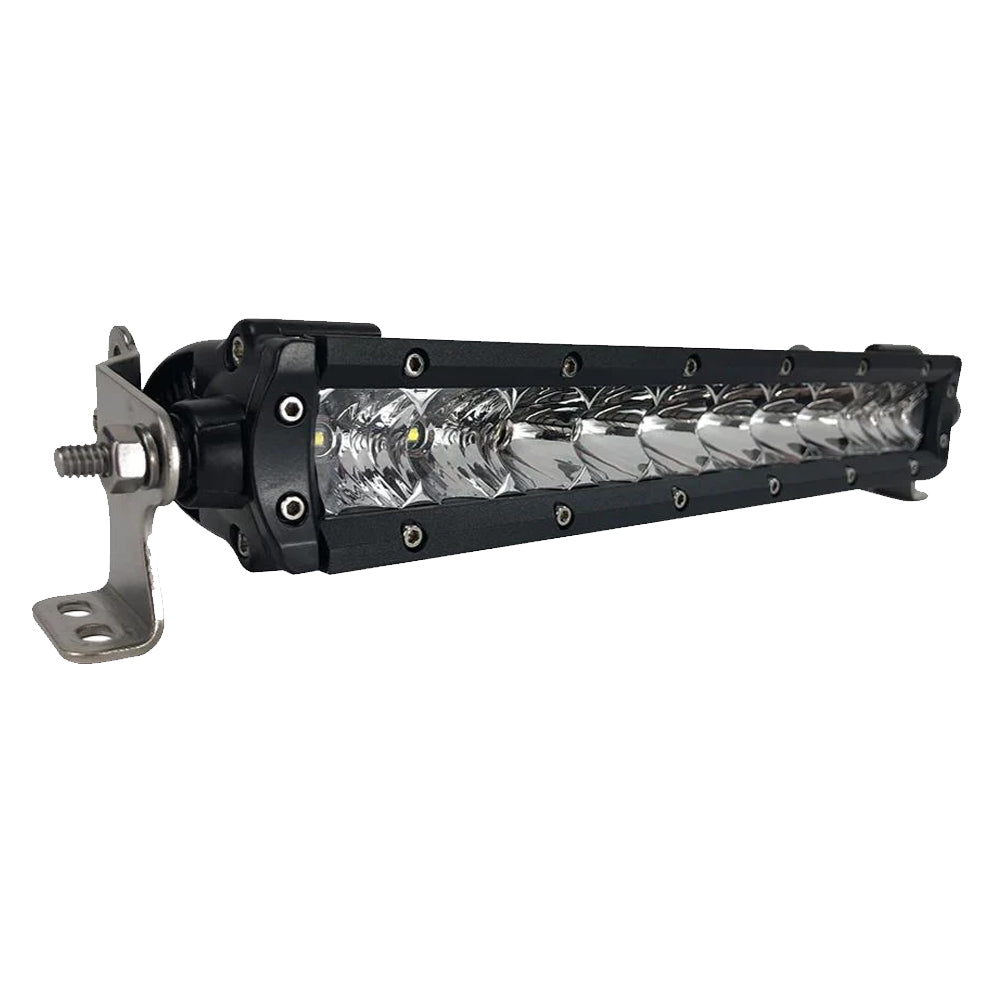 Black Oak 10" Single Row LED Light Bar - Combo Optics - Black Housing - Pro Series 3.0 [10C-S5OS]