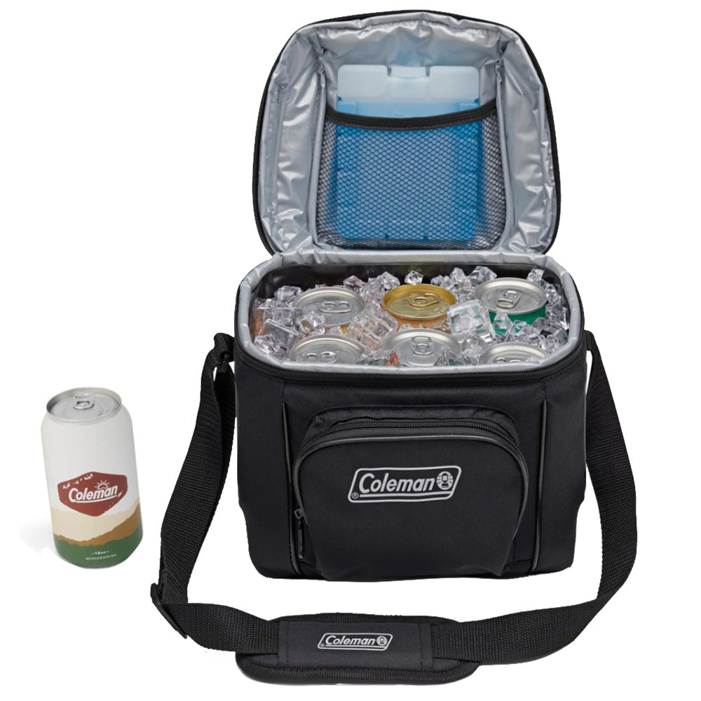 Coleman CHILLER 9-Can Soft-Sided Portable Cooler - Black [2158131]